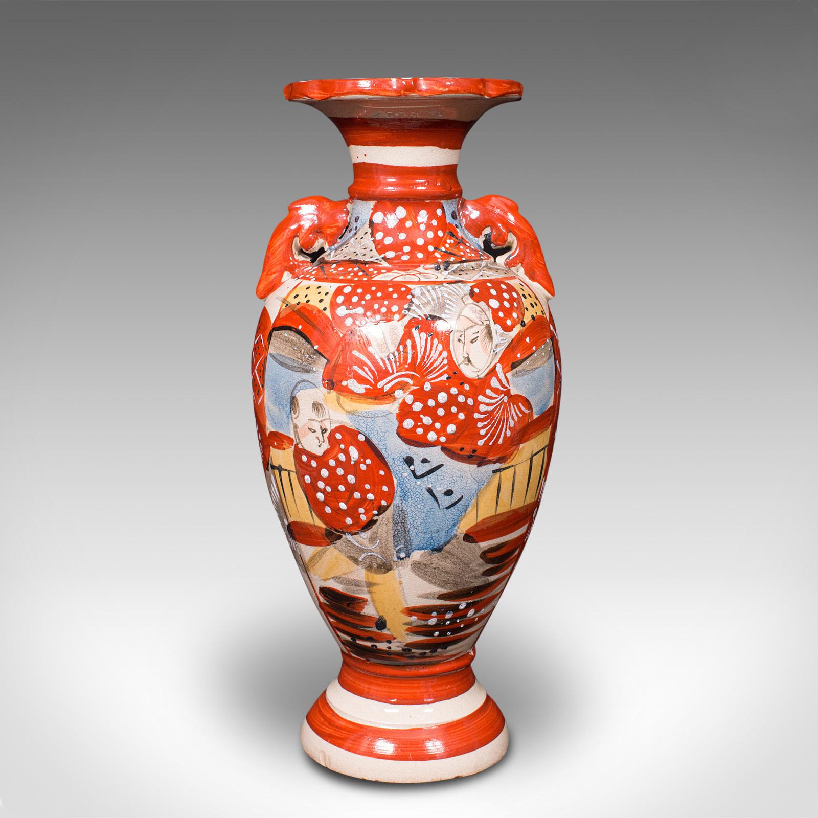 19th Century Pair Of Antique Imari Vases, Japanese, Hand Painted, Meiji, Victorian, C.1900 For Sale