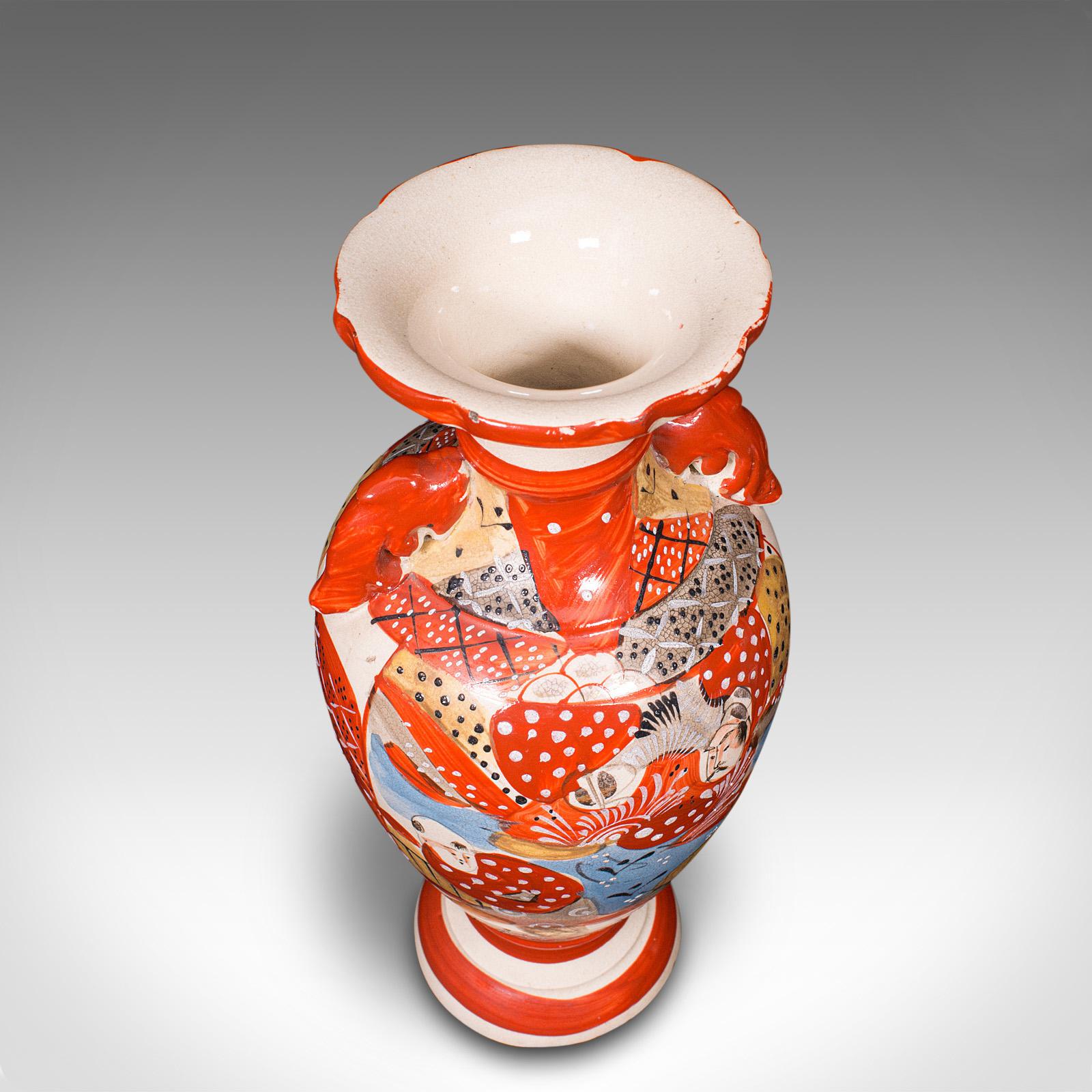 Pair Of Antique Imari Vases, Japanese, Hand Painted, Meiji, Victorian, C.1900 For Sale 2