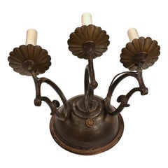 Pair of Antique Italian Bronze Sconces