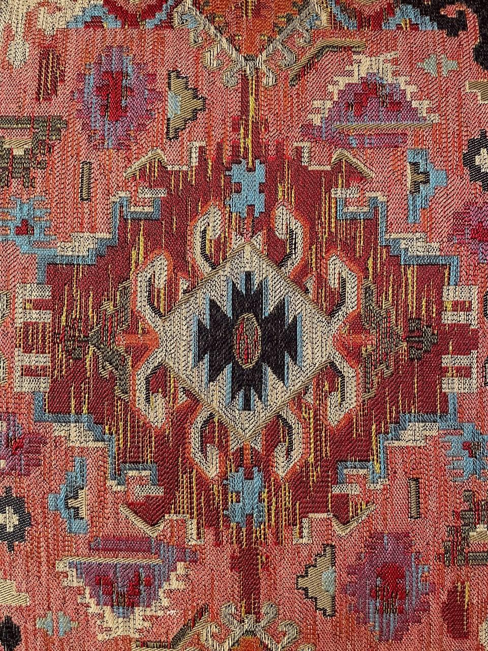 Paire de coussins décoratifs italiens anciens carrés en textile en vente 2