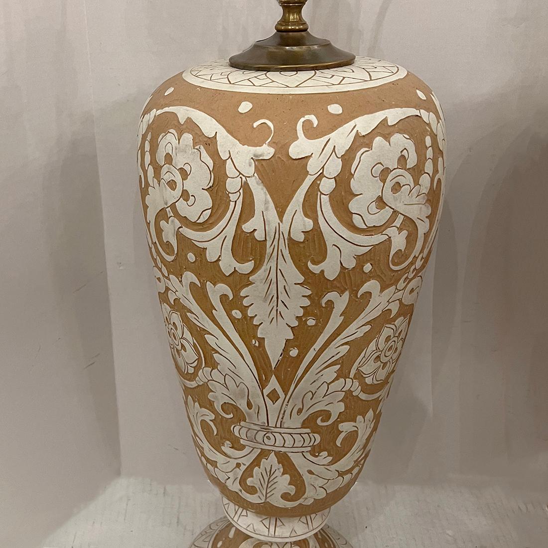 Early 20th Century Pair of Antique Italian Lamps For Sale