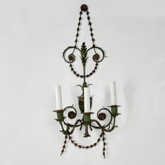Pair of Antique Italian Neo Classic Wall Sconces