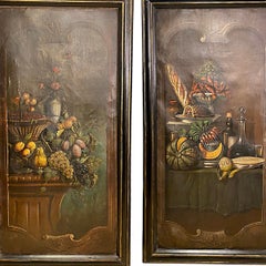 Pair of Antique Italian Paintings