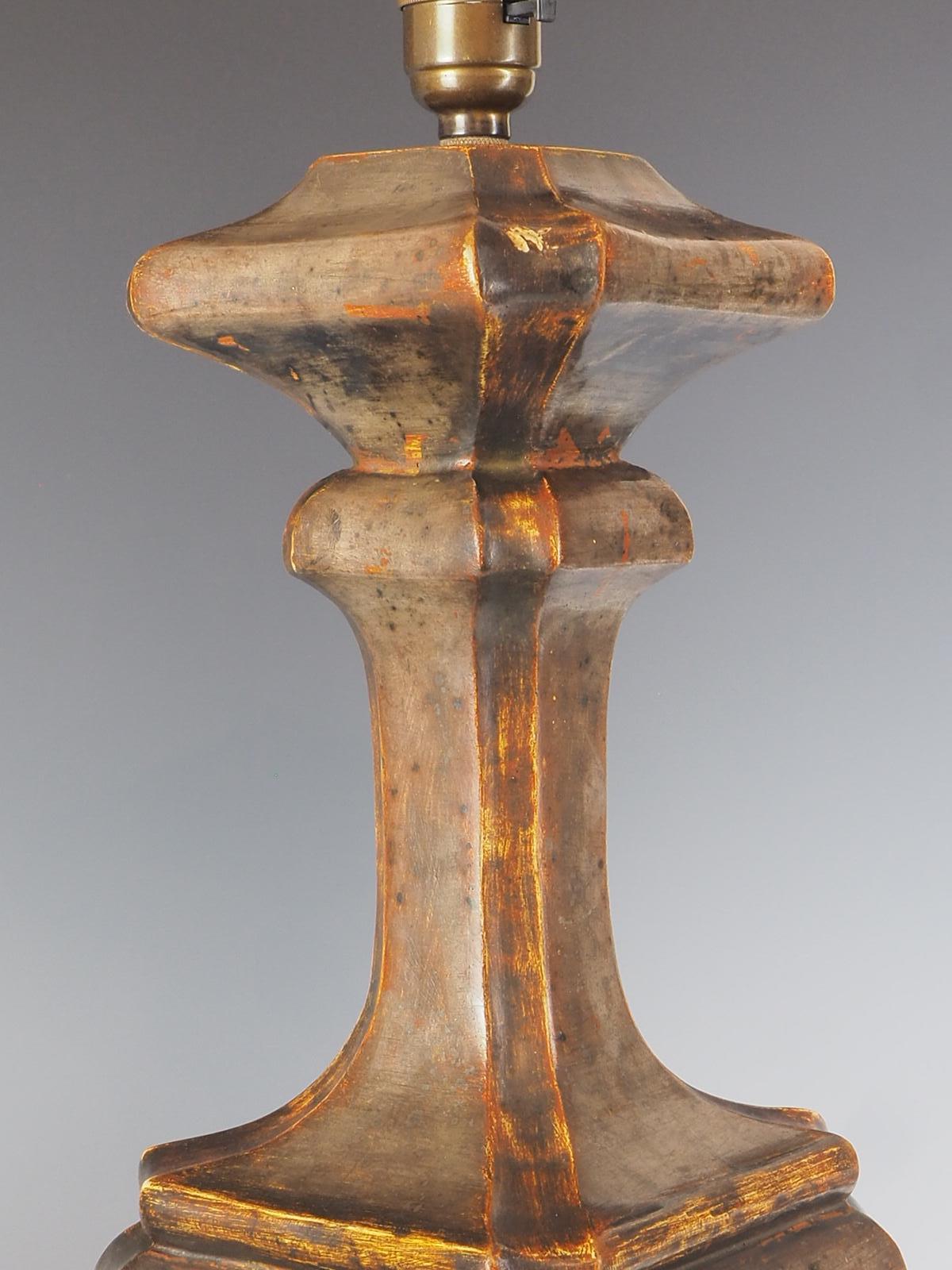 Paire d'anciennes lampes de table italiennes polychromes Bon état à Lincoln, GB