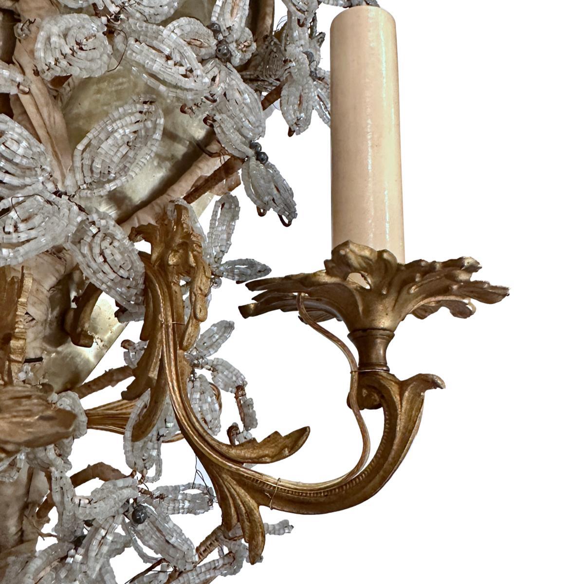 Paire d'appliques italiennes anciennes en vente 2