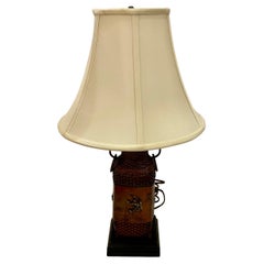 Pair of Antique Japanese Bronze Table Lamps, Circa 1900.