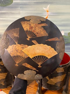 Pair of Antique Japanese Hokai Lacquer Boxes