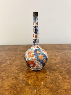 Pair of antique Japanese Imari vases