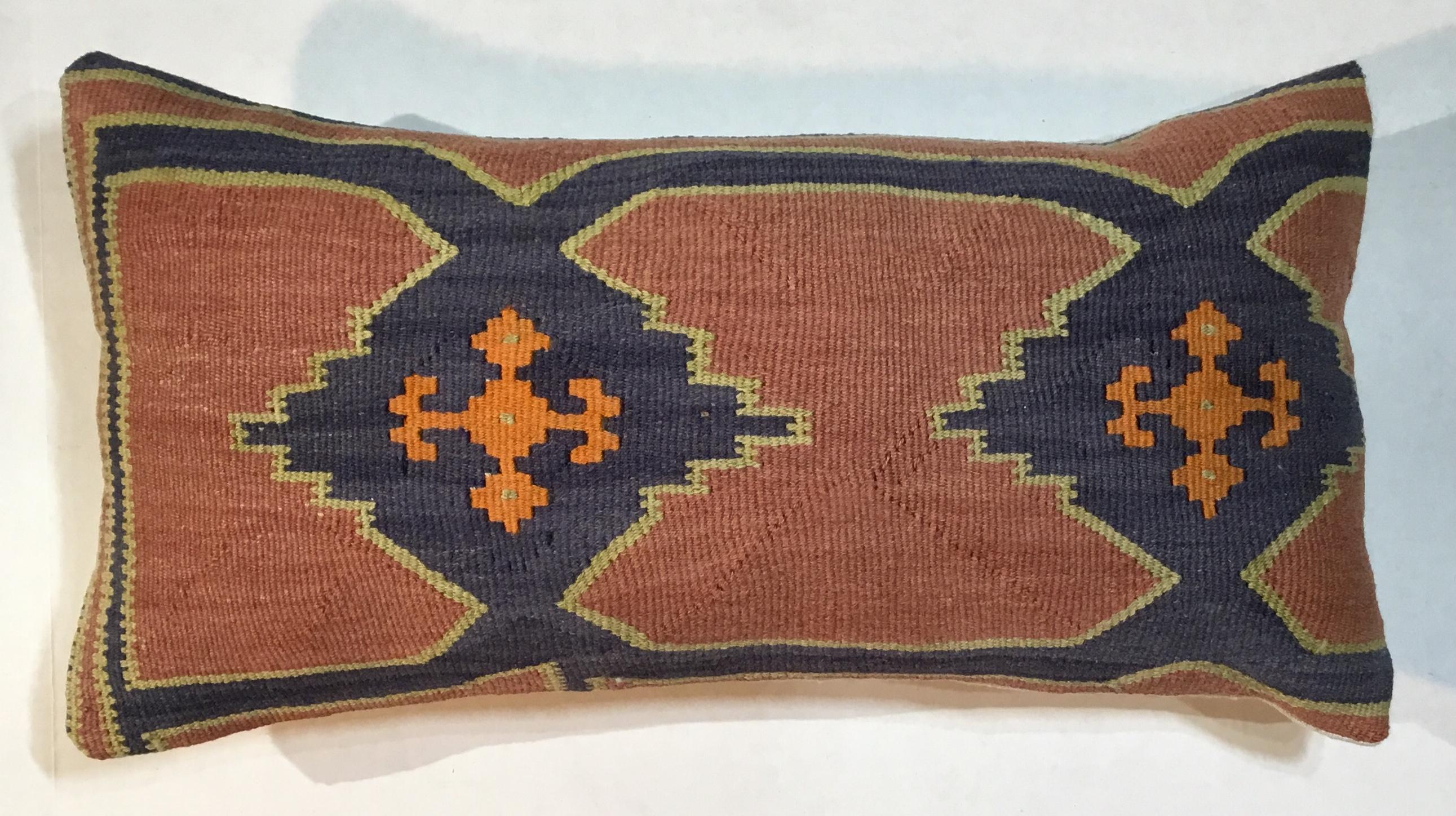 Azerbaijani Pair of Antique Kazak Pillows