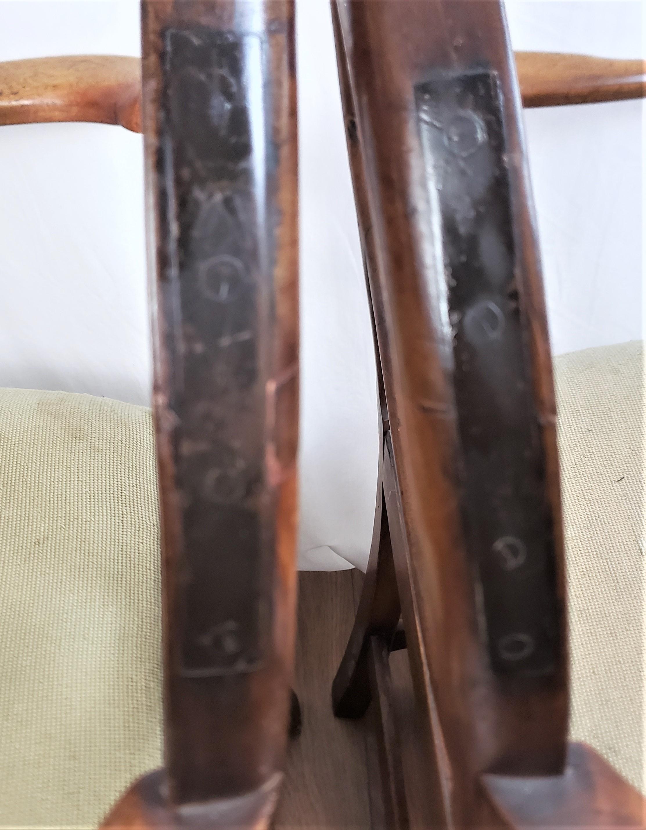 Pair of Antique King George III Period Wheelback Armchair or Side Chair Frames For Sale 8