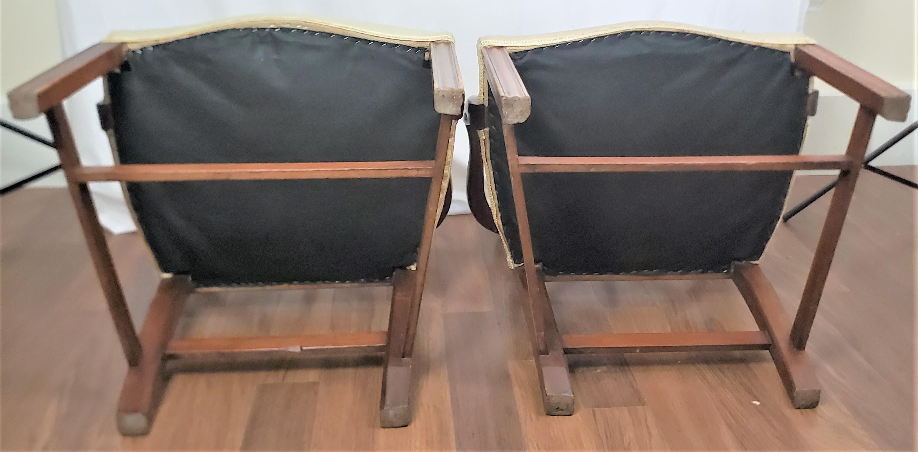 Paar antike Sessel- oder Beistellstuhlgestelle aus der Zeit König Georgs III. (Stahl) im Angebot