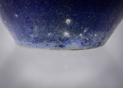 Pair of Antique Large Cobalt Planters