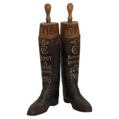 Pair of Antique Leather Riding Boots