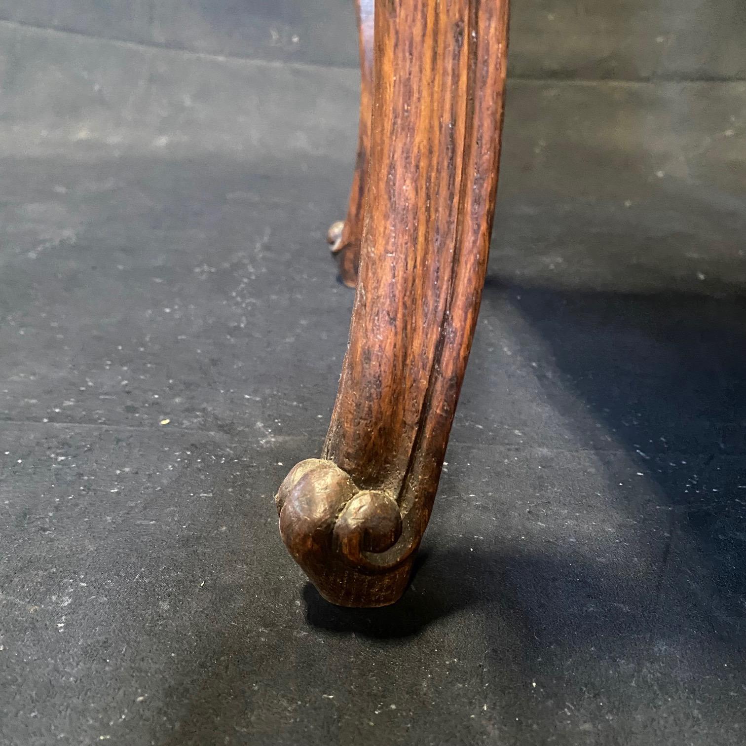 Pair of Antique Louis XV Regency French Marble Top Night Stands In Good Condition In Hopewell, NJ