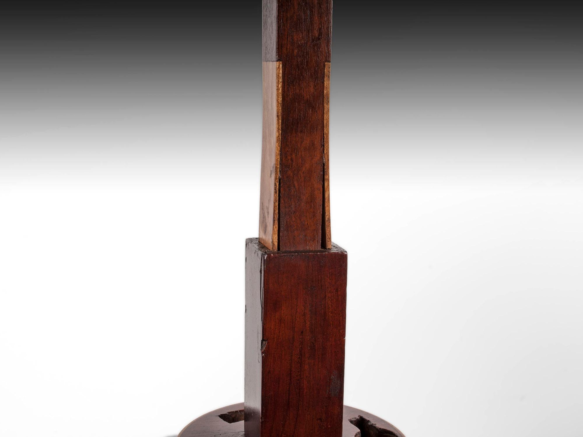 Antique Victorian Pair of Antique Mahogany Cutlery Urns 6