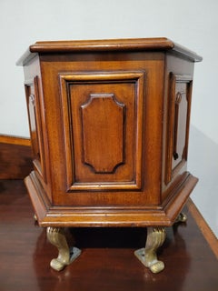 Pair of Antique Mahogany Jardinieres