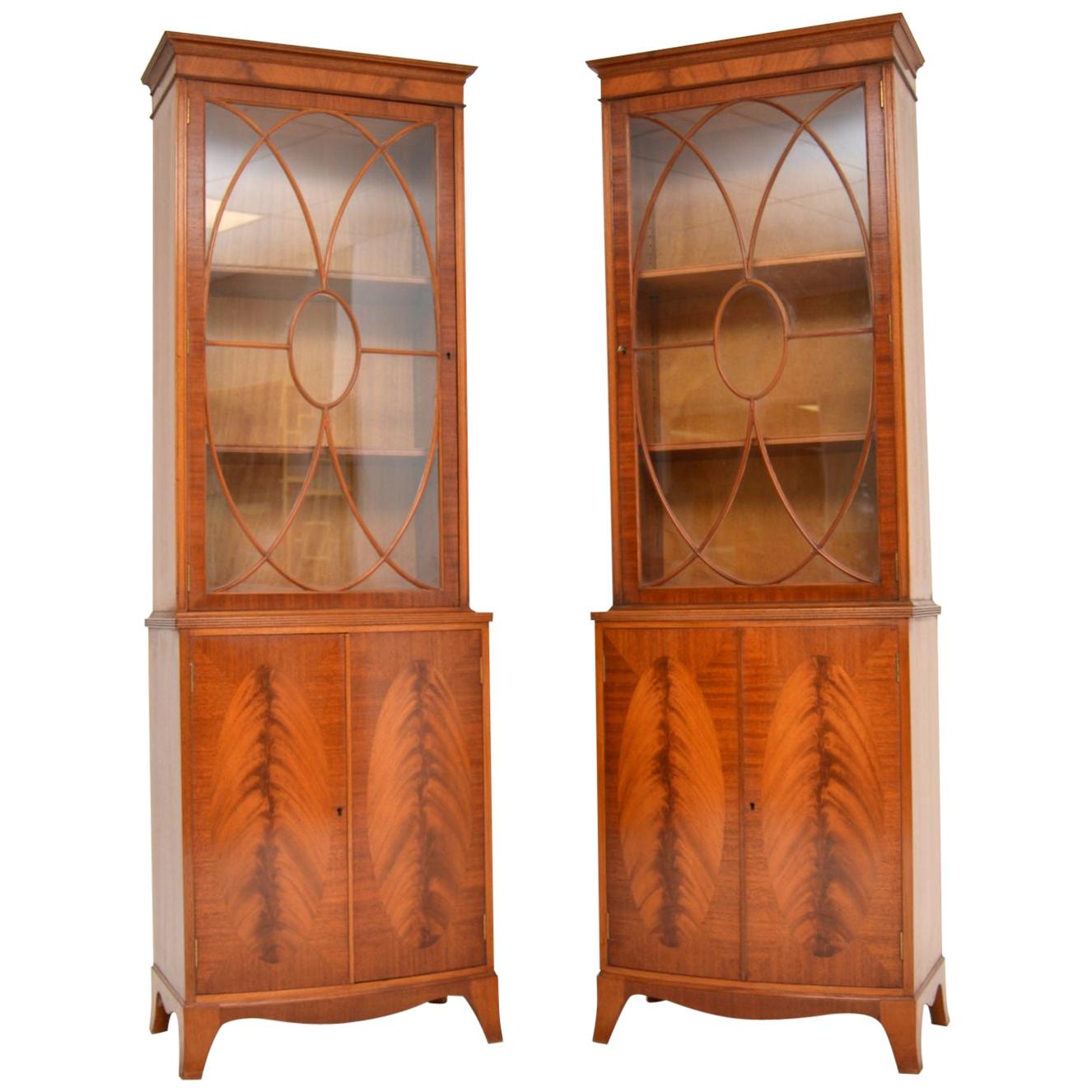 Pair of Antique Mahogany Waring and Gillows Bookcases