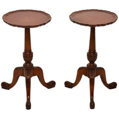 Pair of Antique Mahogany Wine Tables