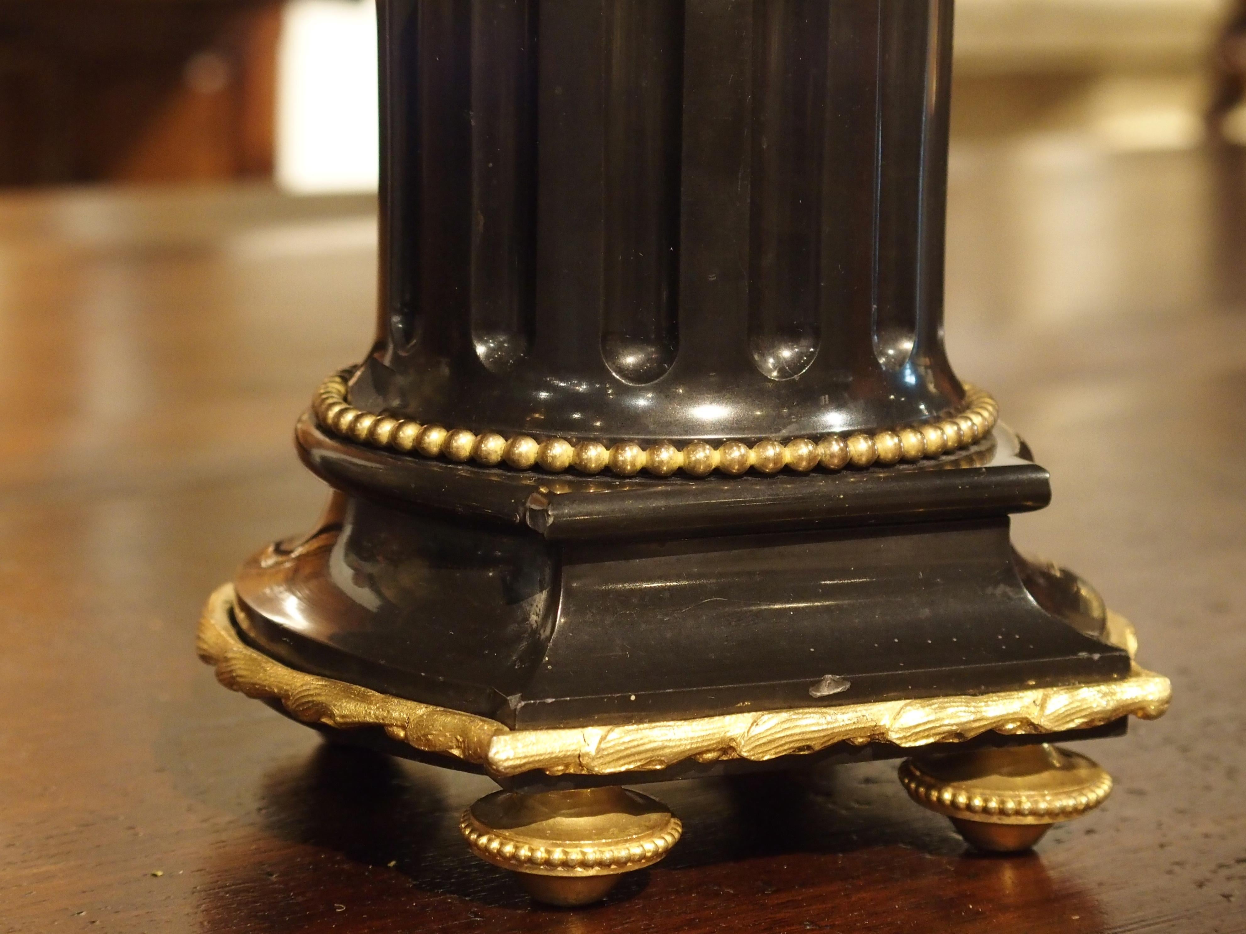Pair of Antique Marble and Gilt Bronze Tazzas from France, circa 1870 3