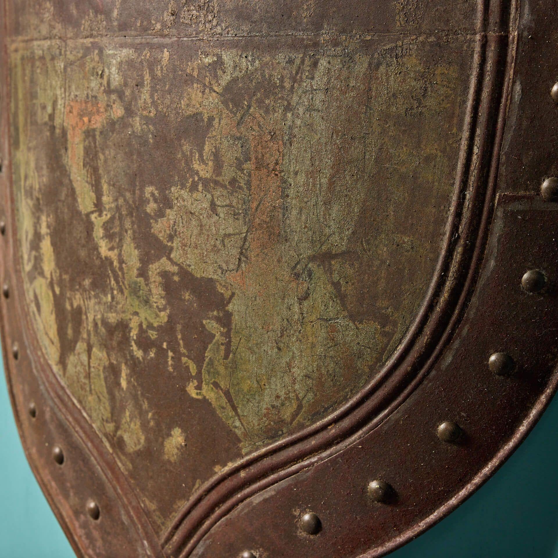 20th Century Pair of Antique Medieval Shields For Sale