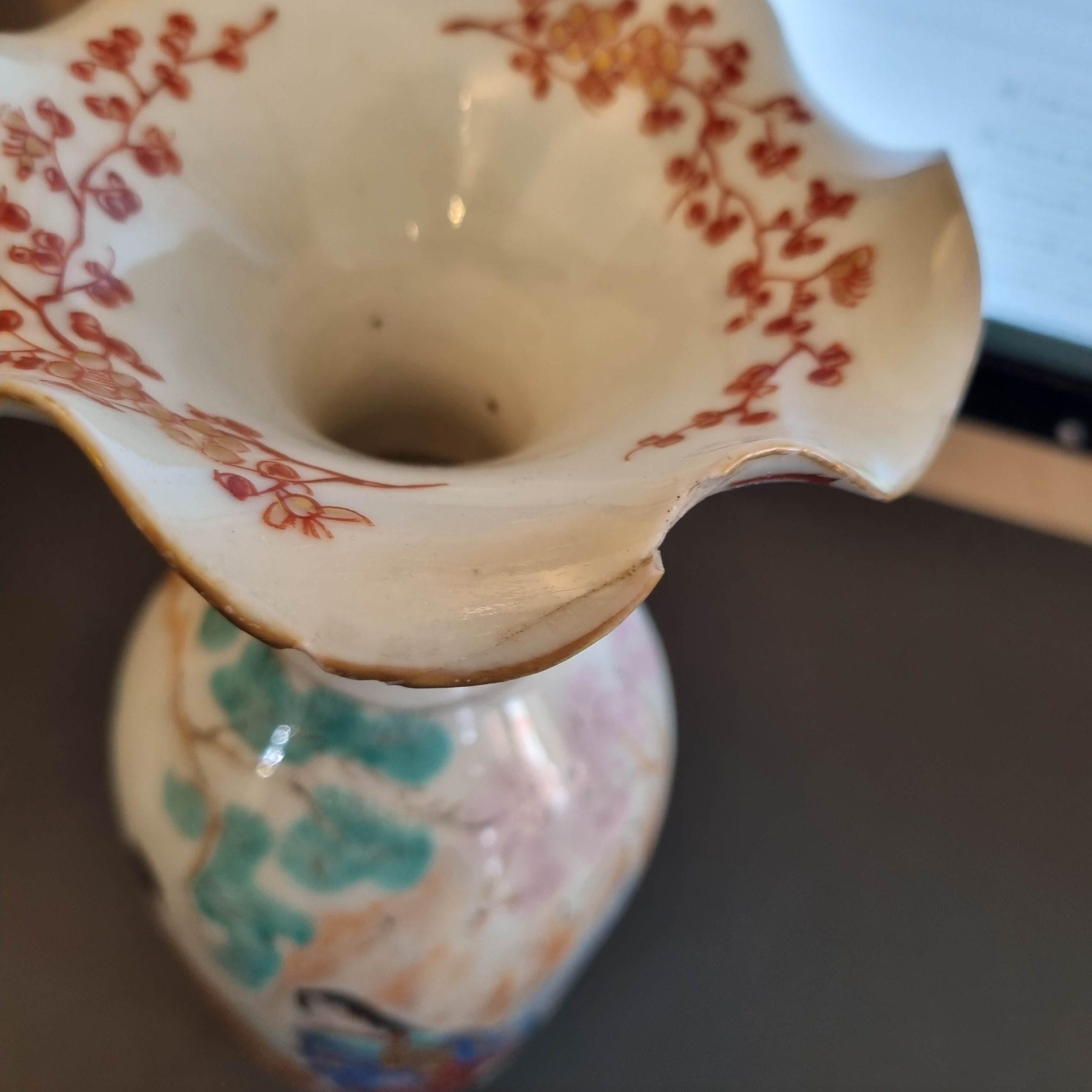 Paire de vases Hichozan japonais anciens de la période Meiji, Turqoise, 19ème siècle Bon état - En vente à Amsterdam, Noord Holland