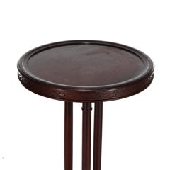 Pair Of Antique Mersman Regency Mahogany Display Pedestals Signed C1930