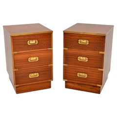 Pair of Antique Military Campaign Style Chests