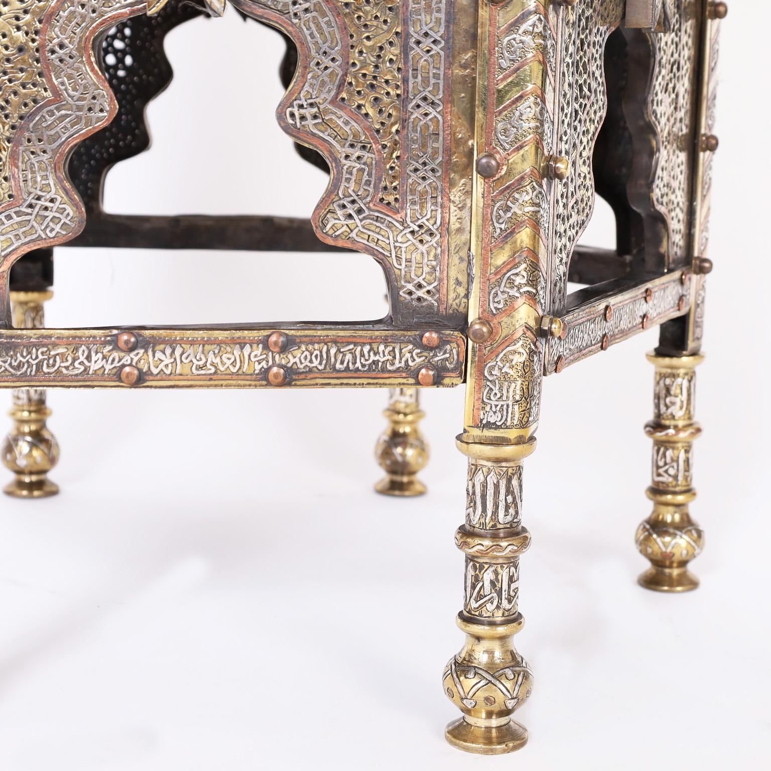 Pair of Antique Moroccan Stands 5