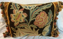 Pair of Antique Needlework Cushions, 19th century