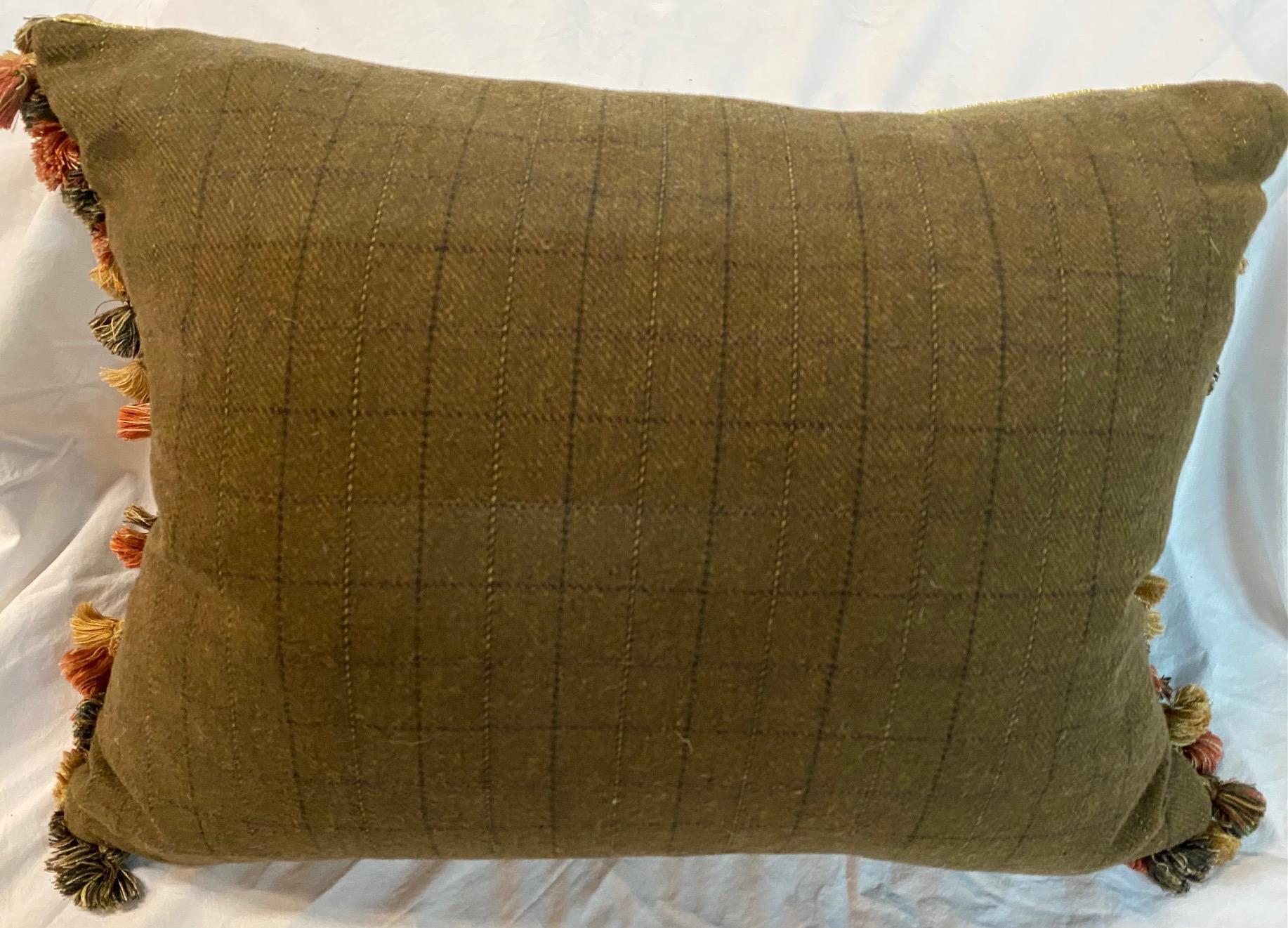 19th Century Pair of Antique Needlework Cushions, 19th century For Sale