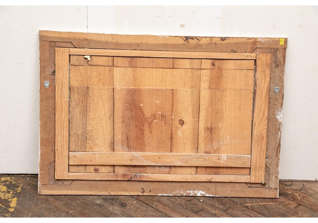 XIXe siècle Paire de plaques anciennes sculptées et peintes de style néoclassique en vente