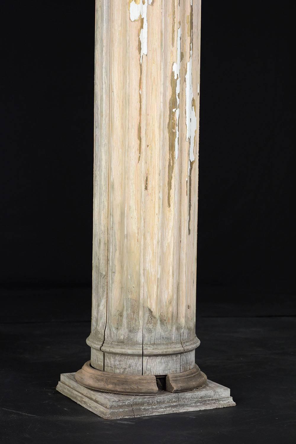 Pair of Antique Neoclassical-Style Columns 4