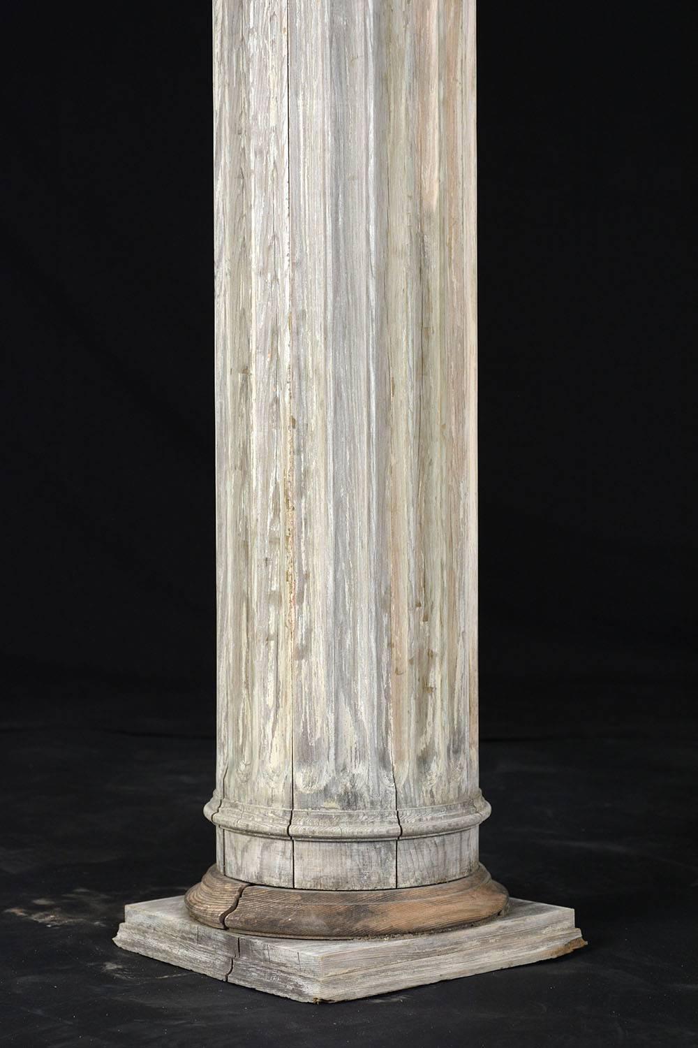 Pair of Antique Neoclassical-Style Columns 5