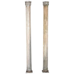 Pair of Antique Neoclassical-Style Columns