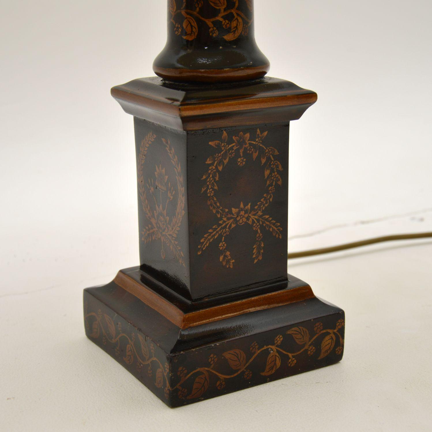 20th Century Pair of Antique Neoclassical Style Table Lamps