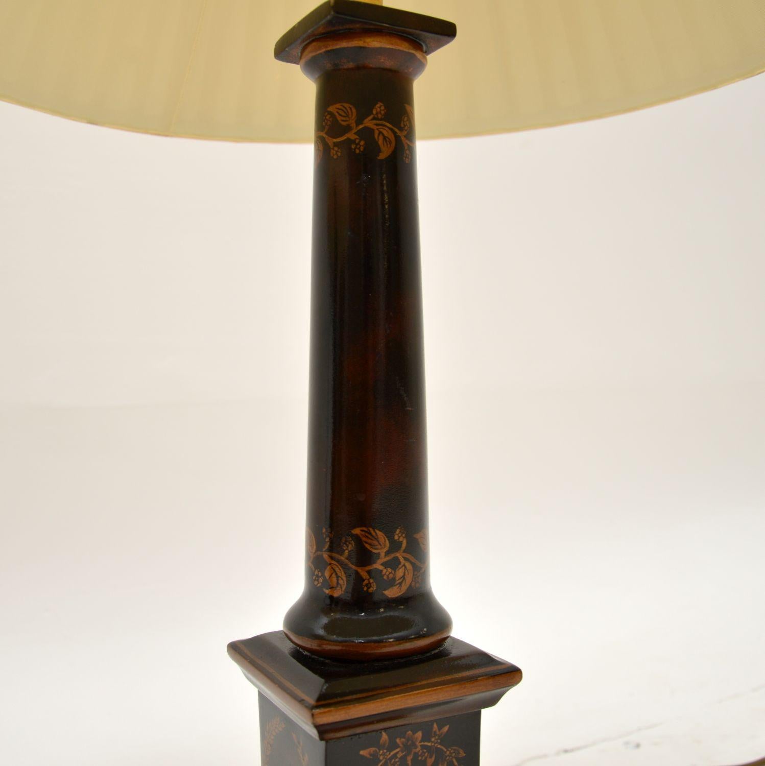 Pair of Antique Neoclassical Style Table Lamps 1