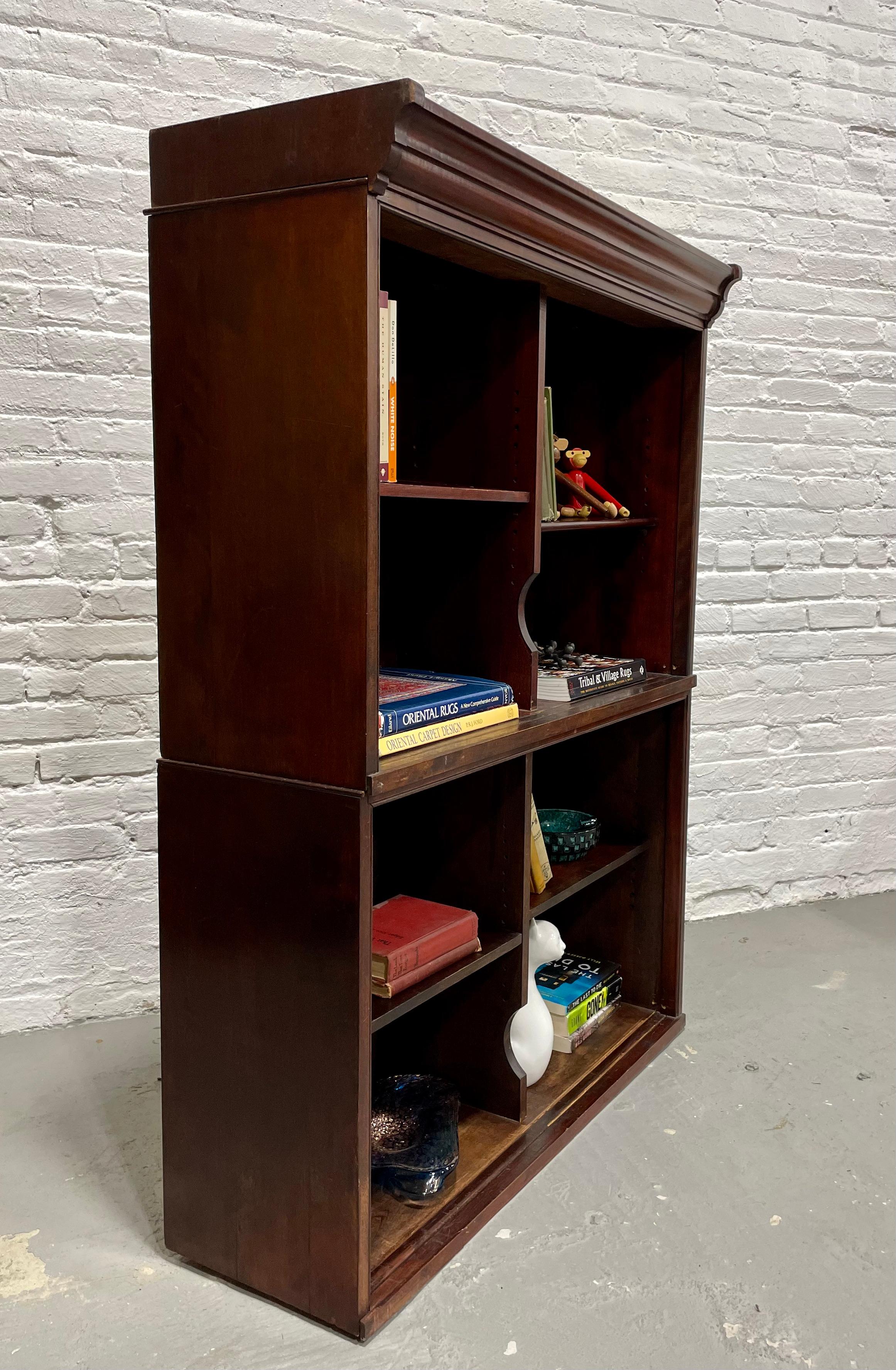 Pair of Antique Oak Bookcase / China Cabinet by Danner Furniture, circa 1910s 1