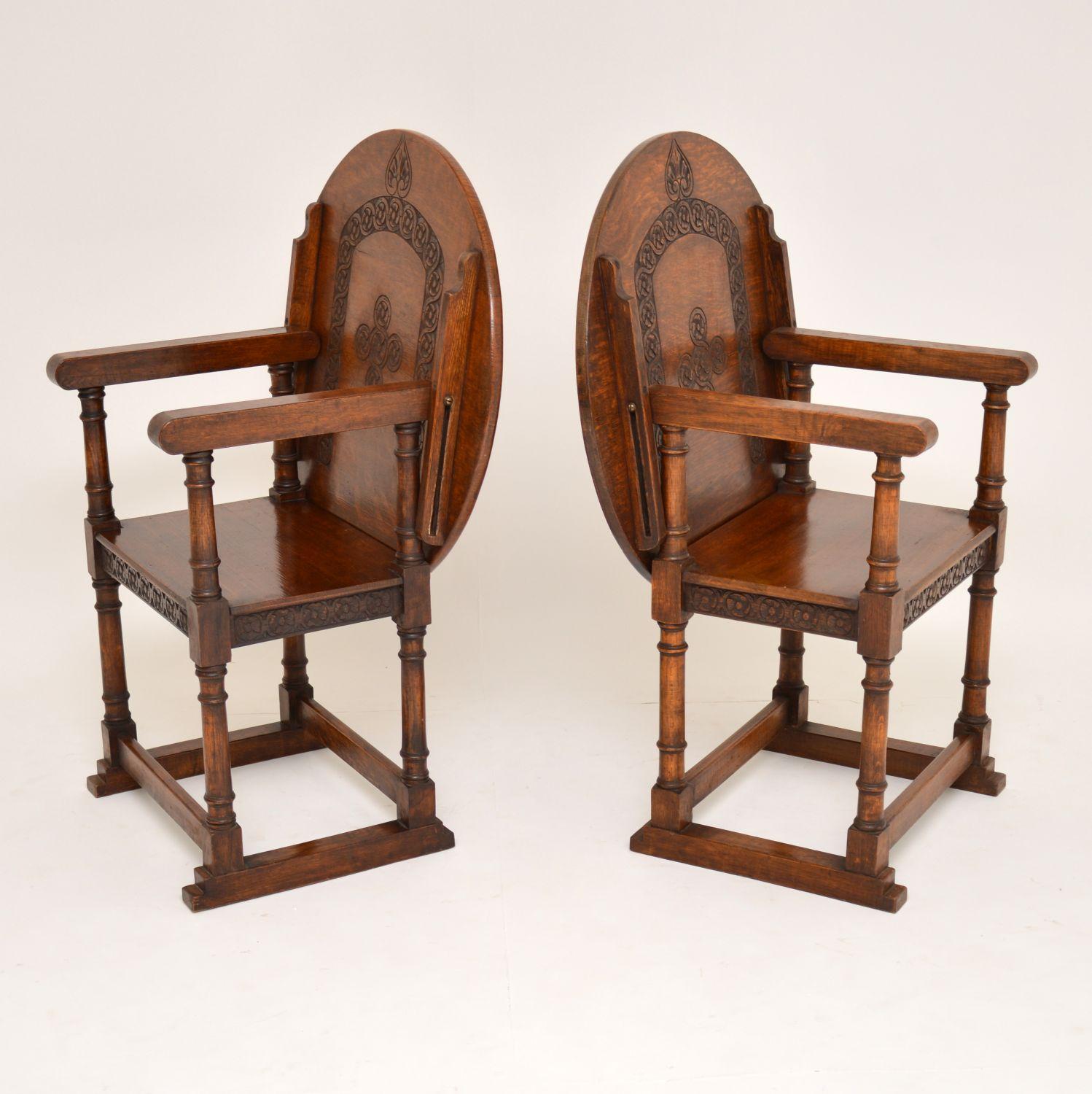 antique monks chair