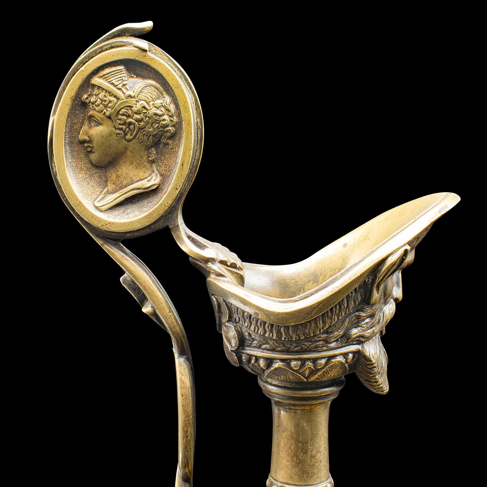 Par De Antiguos Aguamaniles Ornamentales, Italianos, Bronce, Gran Tour, Victorianos, C.1850 en venta 6