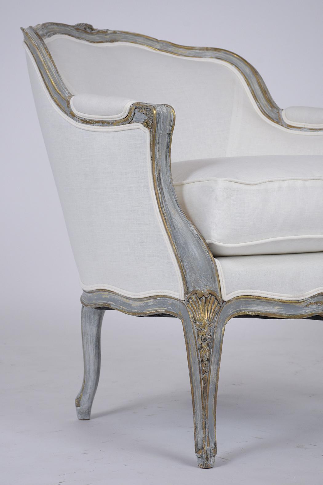 Antique French Louis XV Bergeres In Good Condition In Los Angeles, CA