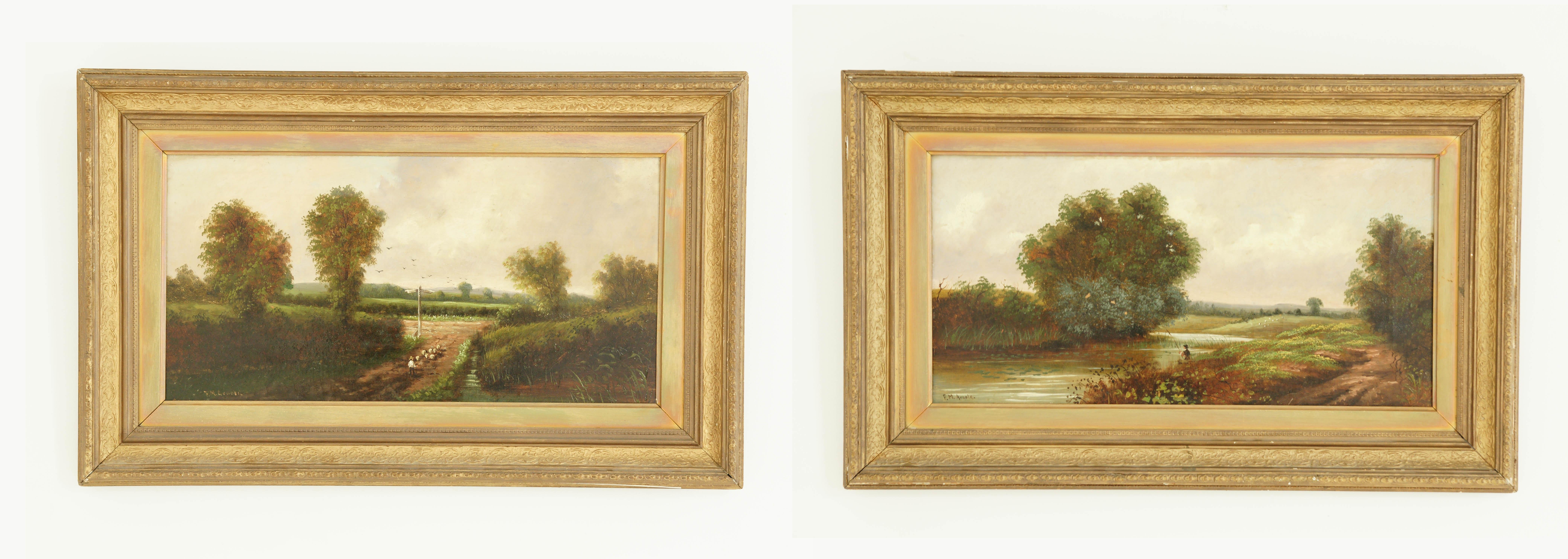 Pair of Antique Paintings, Antique Oil Paintings, Scenics, Scotland 1870, B1529 10