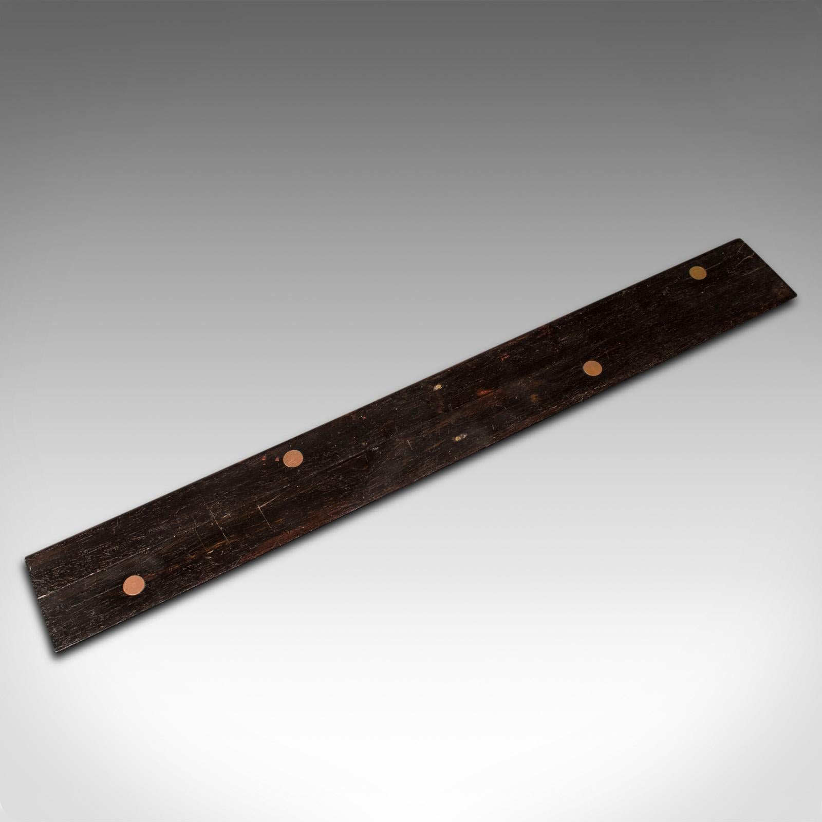 Pair of Antique Parallel Rulers, English, Coromandel, Draughtsman's Instrument For Sale 5