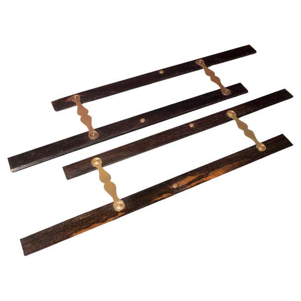 Pair of Antique Parallel Rulers, English, Coromandel, Draughtsman's ...