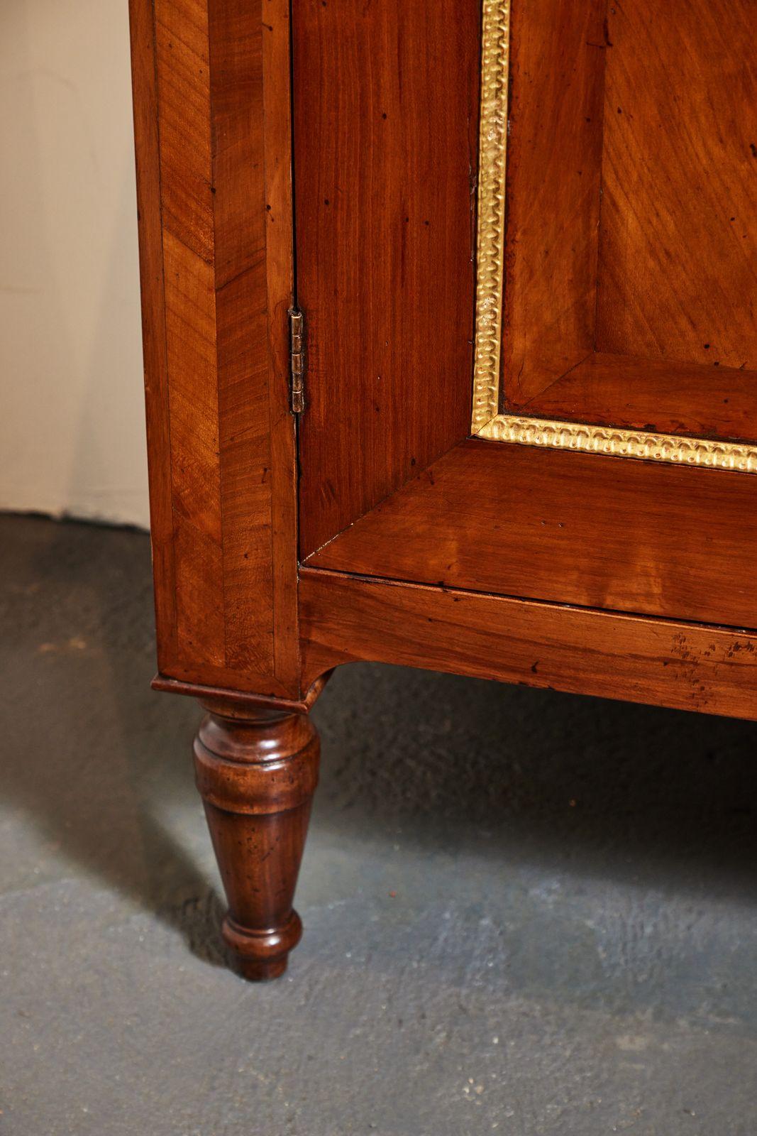 Pair of Antique, Parcel Gilt, Veneered Cabinets 2