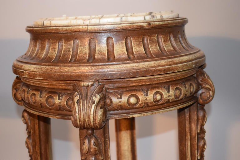 Pair of Antique Pedestals For Sale at 1stDibs