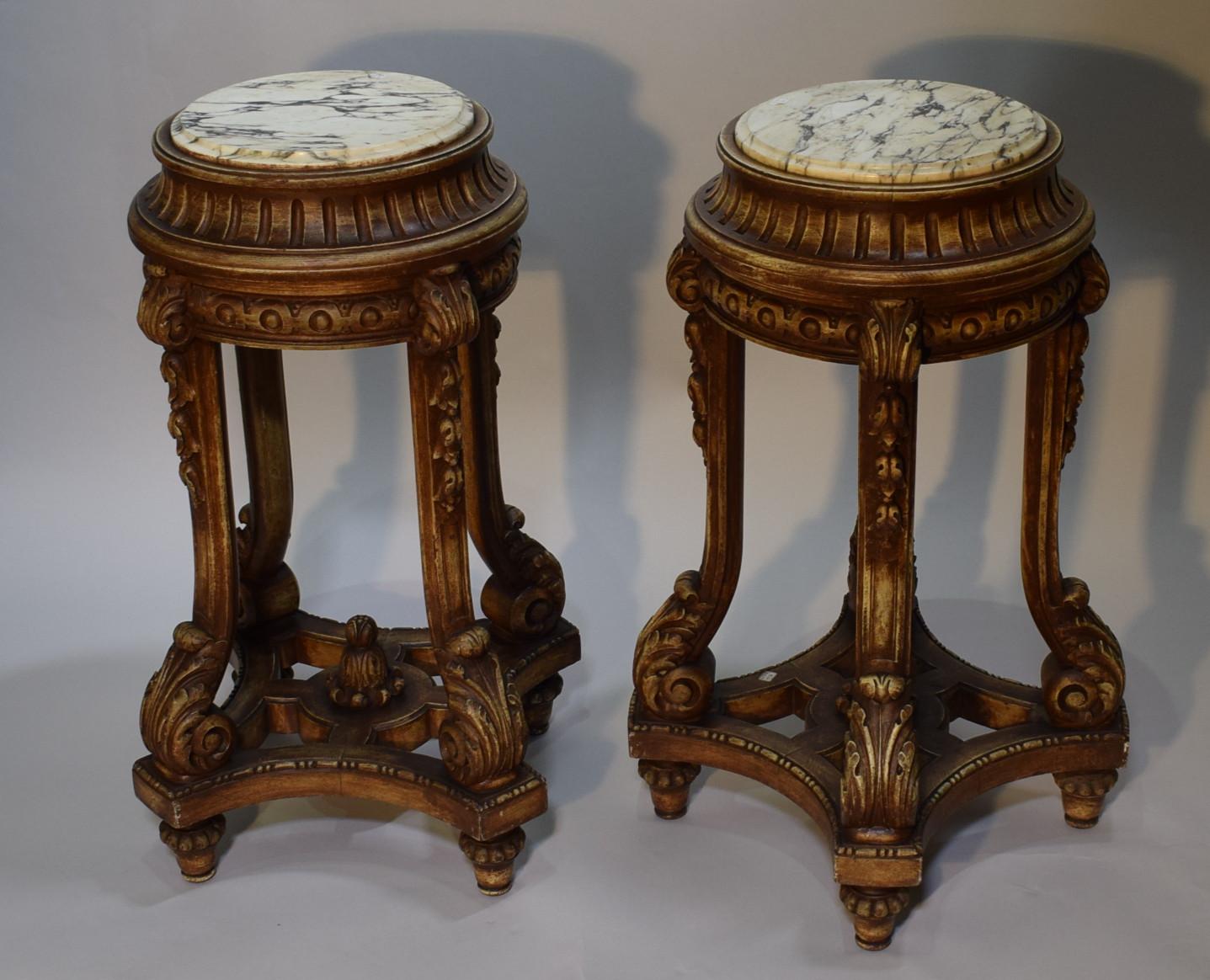 Pair of Antique Pedestals at 1stDibs antique pedestals for sale
