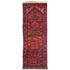 Pair of Antique Persian Malayer Runners, Long Hallway Runners