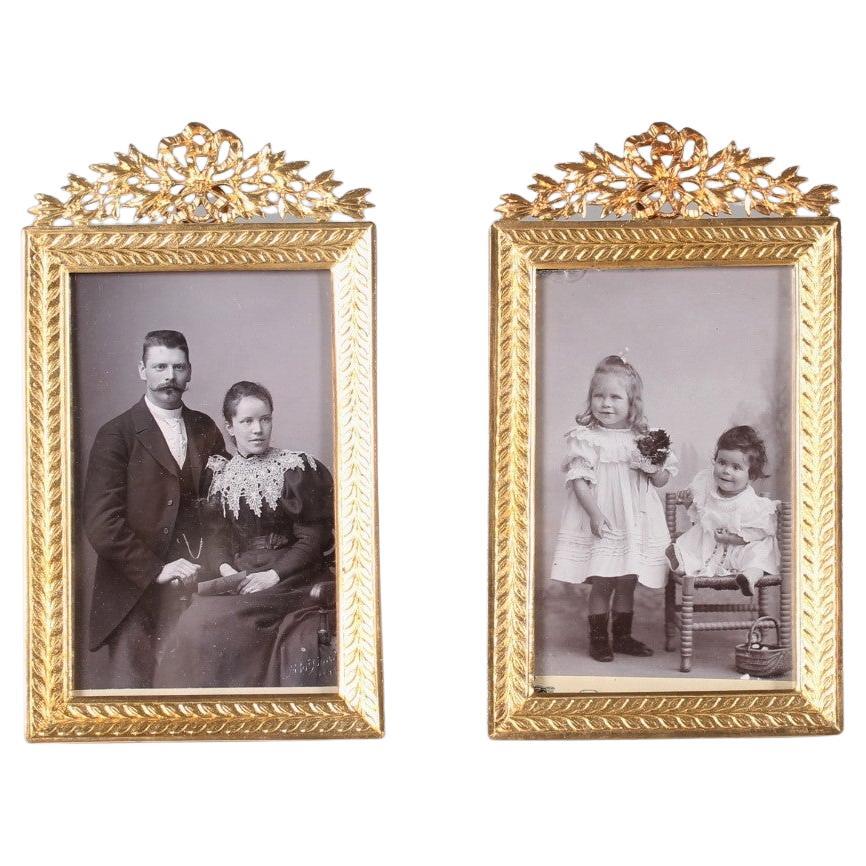 Pair of Antique Picture Frames, circa 1880, Photo Frame Set