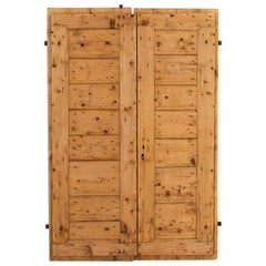 Pair of Antique Pine Barn Doors, Perfect For Sliding Doors