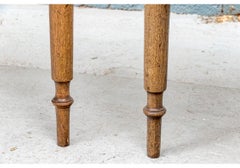 Pair Of Antique Pine Demilune Consoles